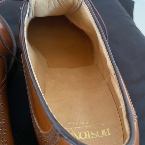 Bostonian Brown Leather Derby Shoes -golf - Picture 10 of 16